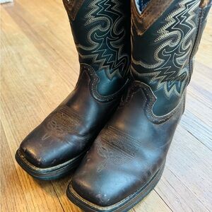 Durango Kids Brown and Black Western Boots
